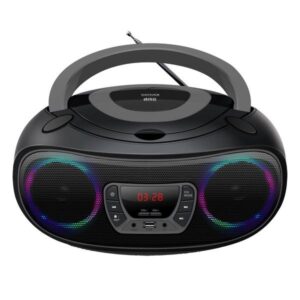 Denver TCL-212BT radio med CD, Bluetooth og MP3 4 W – grå/sort-grå