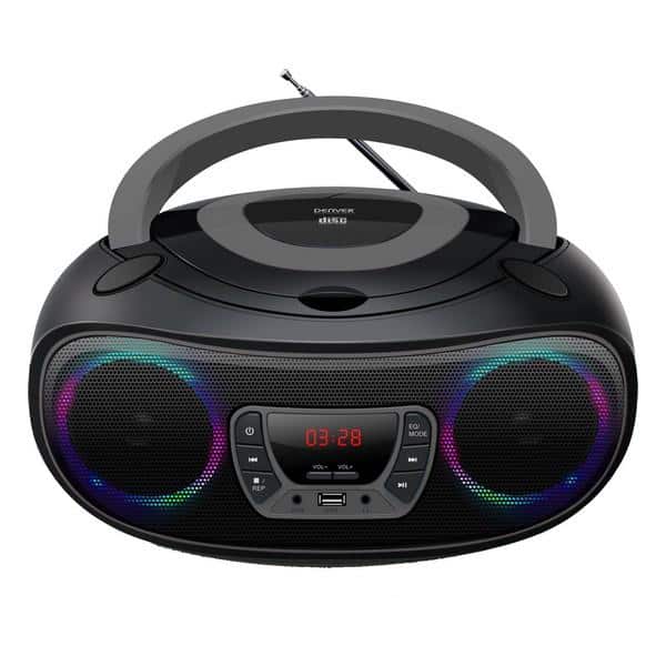 Denver TCL-212BT radio med CD, Bluetooth og MP3 4 W – grå/sort-grå Denver TCL-212BT radio med CD, Bluetooth og MP3 4 W – grå/sort-grå