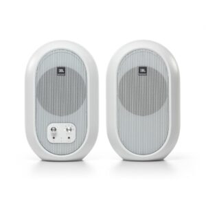 Højtalere JBL 104-BT – hvid – kompakte Bluetooth studiomonitorer