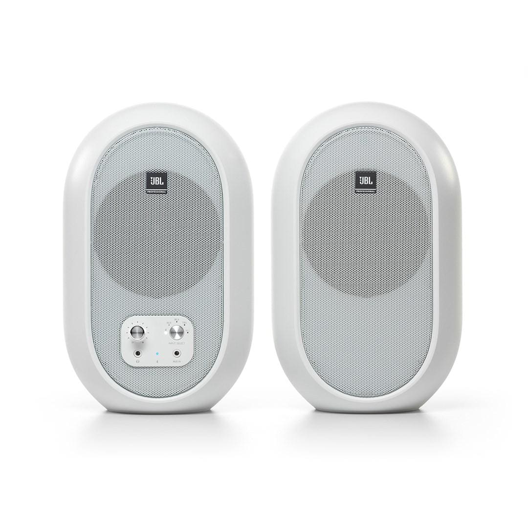 Højtalere JBL 104-BT – hvid – kompakte Bluetooth studiomonitorer