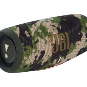 JBL Charge 5 Bluetooth-højtaler beige, sort og grøn