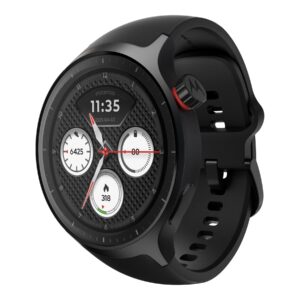 Motorola Moto Watch 47 mm – sort smartwatch med silikonerem