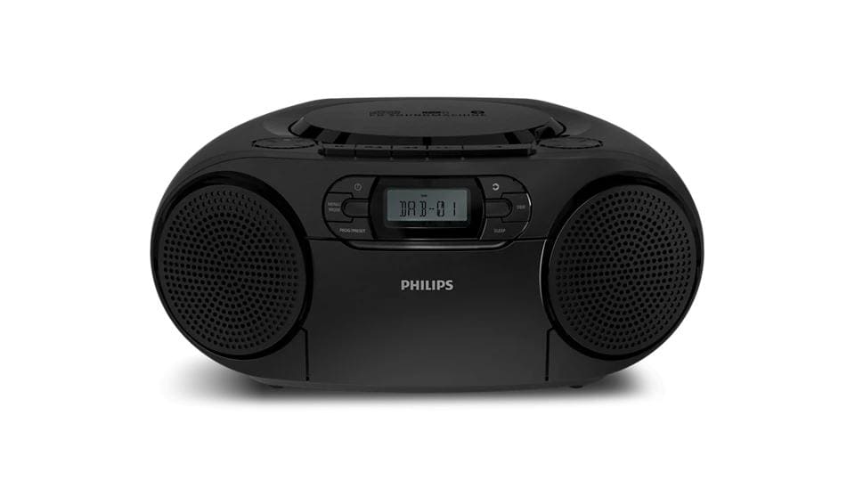 Philips TAZ2500/10 bærbar CD-afspiller med radio og Bluetooth – sort