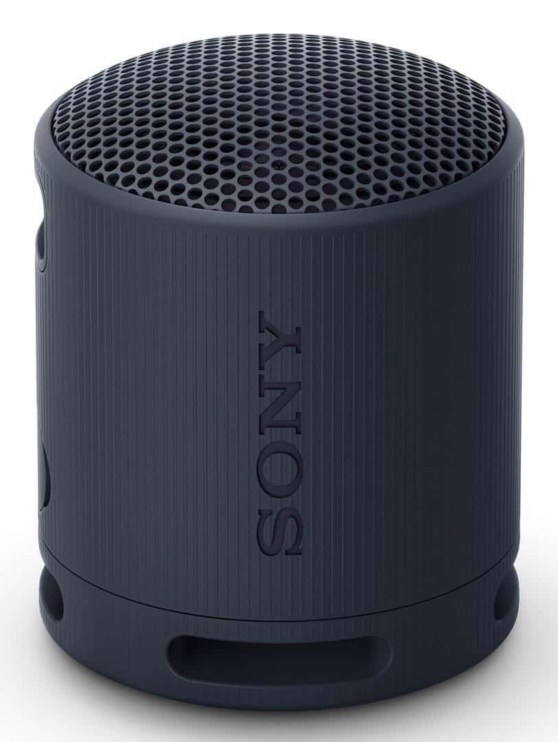Sony SRS-XB100 Bluetooth-højtaler – trådløs, IP67, 16 t batteri – Sort